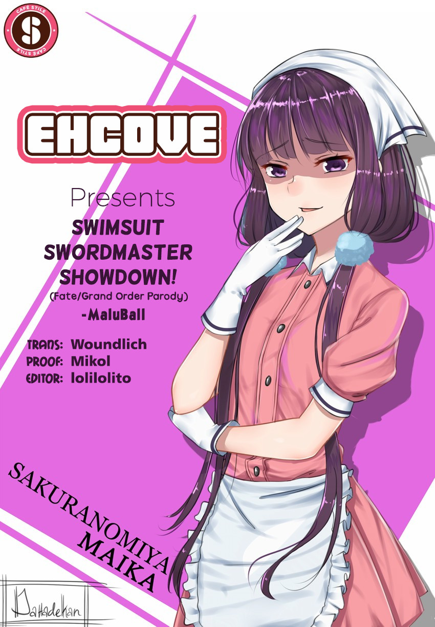 Hentai Manga Comic-Swimsuit Swordmaster Showdown!!-Read-21